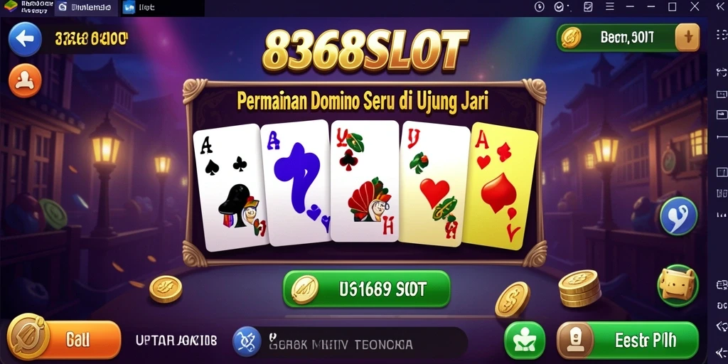 Gambaran menakjubkan dari gameplay 8368SLOT yang mendebarkan.