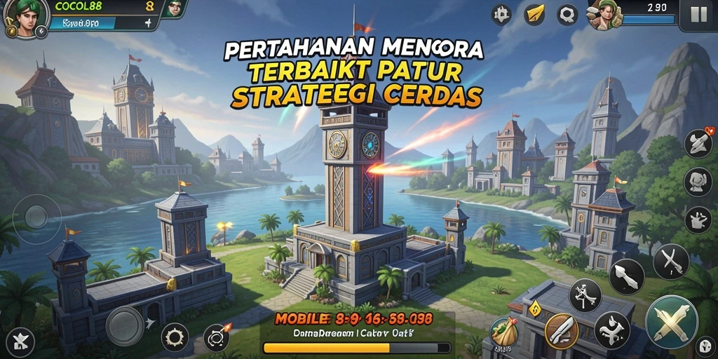 Menara menakjubkan berperang melawan gelombang musuh!