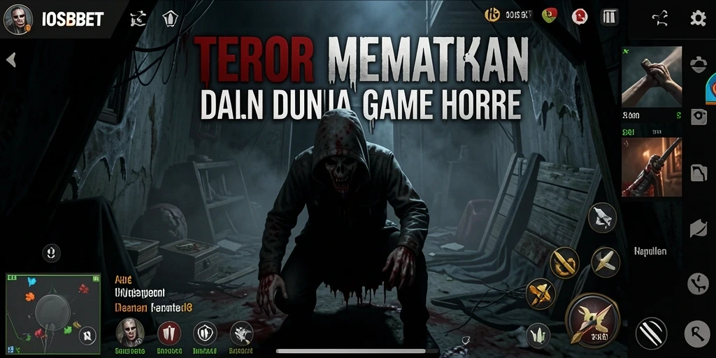 Tangkapan layar gameplay IOSBET yang menakutkan dan mencekam.