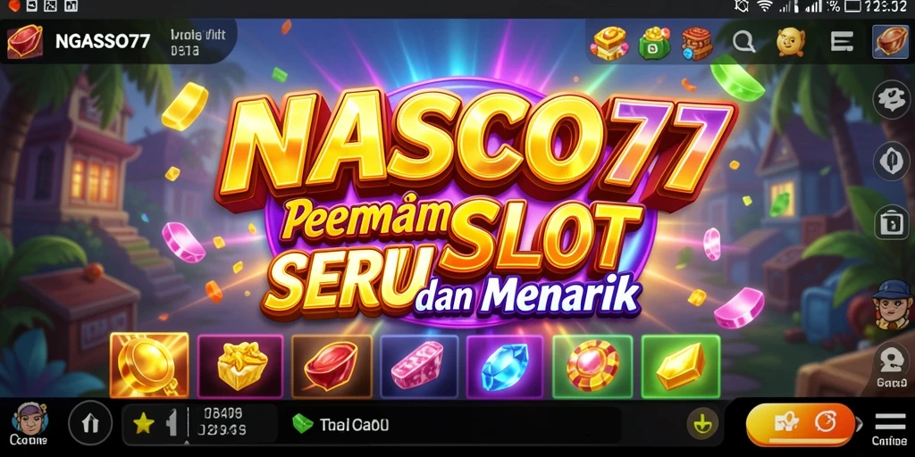 Tampilan gameplay seru dari NGASO77 dengan berbagai tema slot.