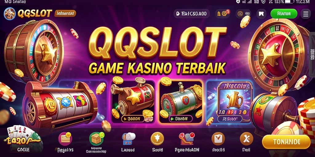 Screenshot gameplay QQSLOT yang menunjukkan keseruan permainan Kasino.