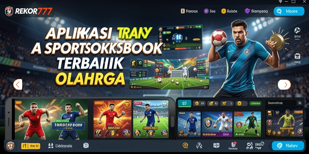 Tampilan menarik dari interface taruhan olahraga REKOR777.
